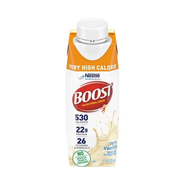Boost Very High Calorie Nutritional Drink 8 oz. Carton - 1178522_CS - 1 Boost Very High Calorie Nutritional Drink 8 oz. Carton - 1178522_CS - 1