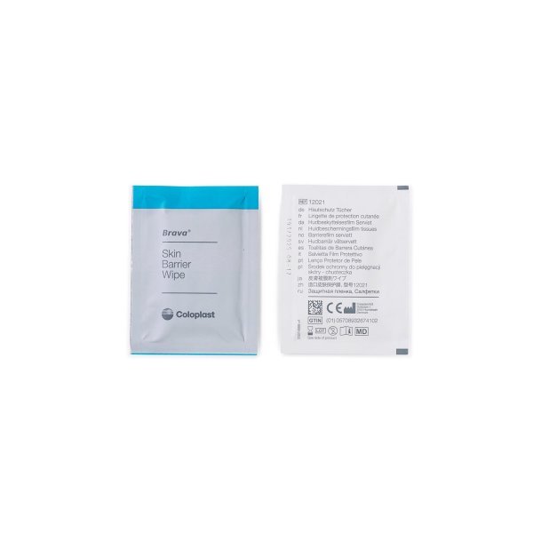 Brava Coloplast Skin Barrier Wipes - 866226_BX - 6 Brava Coloplast Skin Barrier Wipes - 866226_BX - 6
