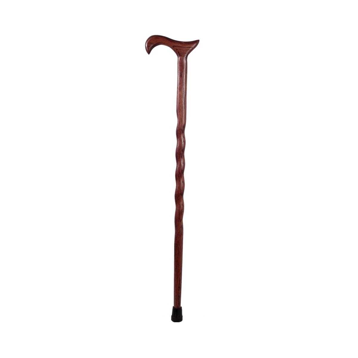 Brazos Derby Oak Cane, 34-Inch Height, Red - 1055945_EA - 1 Brazos Derby Oak Cane, 34-Inch Height, Red - 1055945_EA - 1