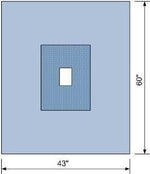 C Core Drape Sheet With Fenestration Surgical Drape - 771784_CS - 1 C Core Drape Sheet With Fenestration Surgical Drape - 771784_CS - 1