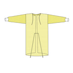 Welmed Protective Procedure Gown, Large, Yellow -Bag of 10 Welmed Protective Procedure Gown, Large, Yellow -Bag of 10