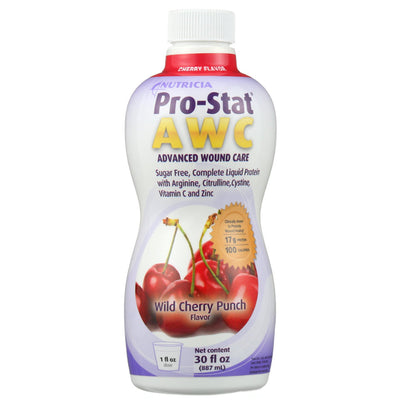 Pro-Stat Sugar-Free AWC Protein Supplement, Wild Cherry Punch, 30 oz. Bottle -Case of 4 Pro-Stat Sugar-Free AWC Protein Supplement, Wild Cherry Punch, 30 oz. Bottle -Case of 4