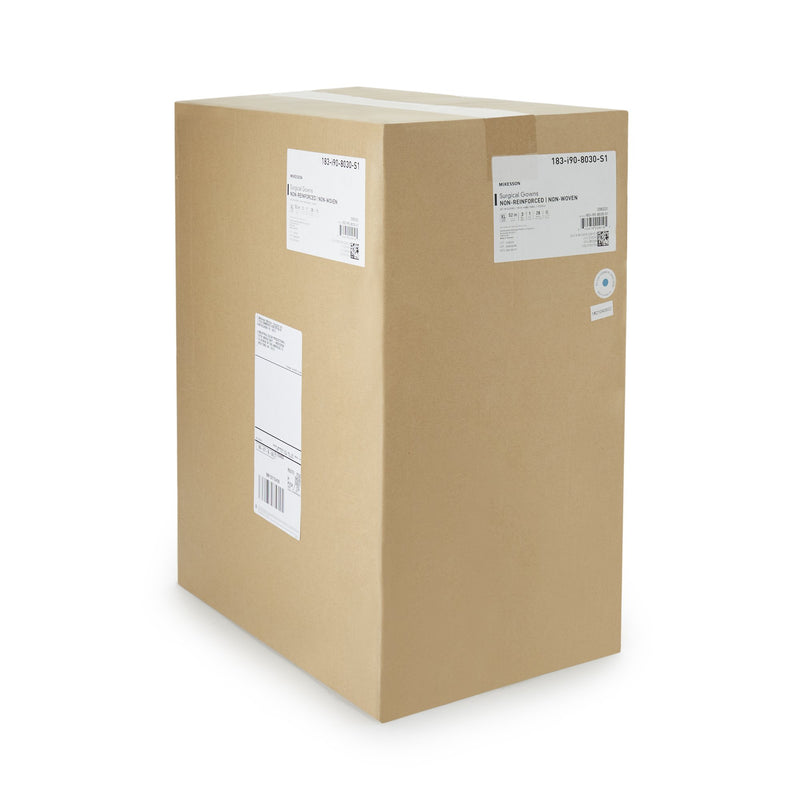 McKesson Non-Reinforced Surgical Gown with Towel, X-Large -Case of 28 McKesson Non-Reinforced Surgical Gown with Towel, X-Large -Case of 28