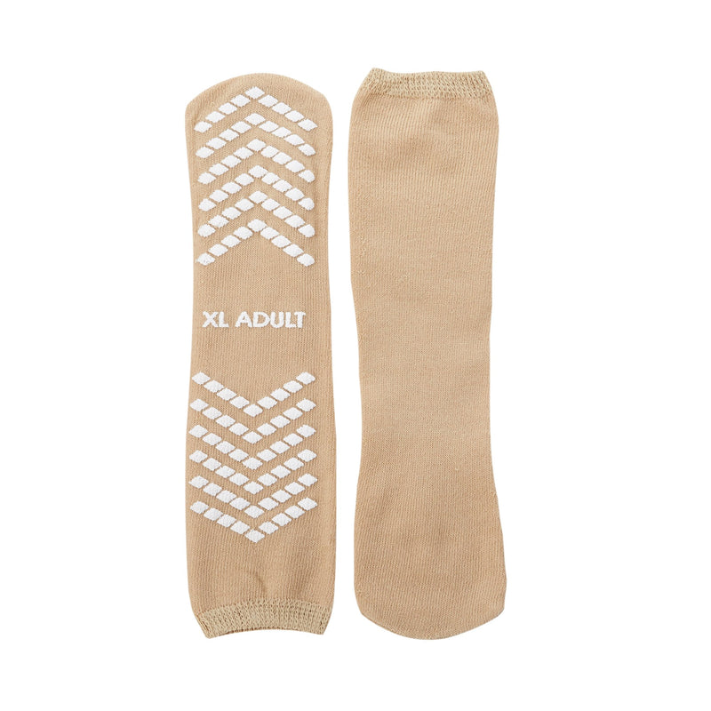 McKesson Slipper Socks, X-Large, Tan -Case of 48 McKesson Slipper Socks, X-Large, Tan -Case of 48