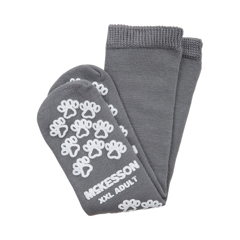 McKesson Terries Adult Slipper Socks, 2X-Large, Gray -Case of 48 McKesson Terries Adult Slipper Socks, 2X-Large, Gray -Case of 48