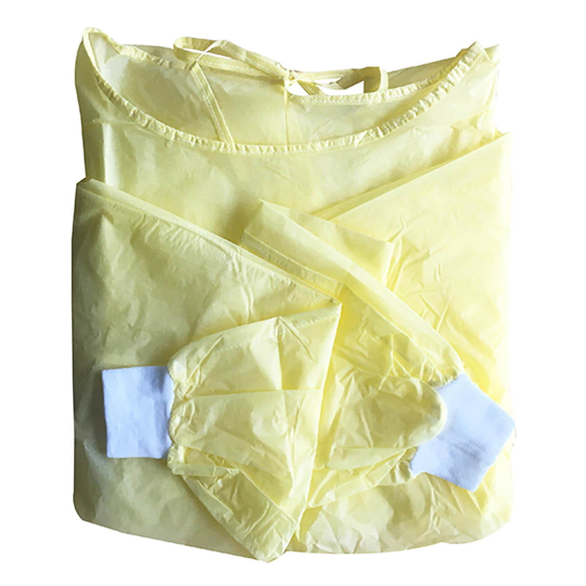 Welmed Protective Procedure Gown, Large, Yellow -Bag of 10 Welmed Protective Procedure Gown, Large, Yellow -Bag of 10