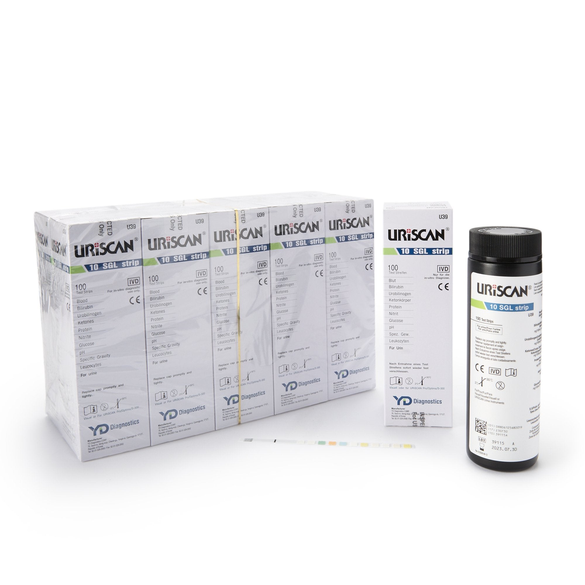 URiSCAN Urine Test Strip -Bottle of 1 URiSCAN Urine Test Strip -Bottle of 1