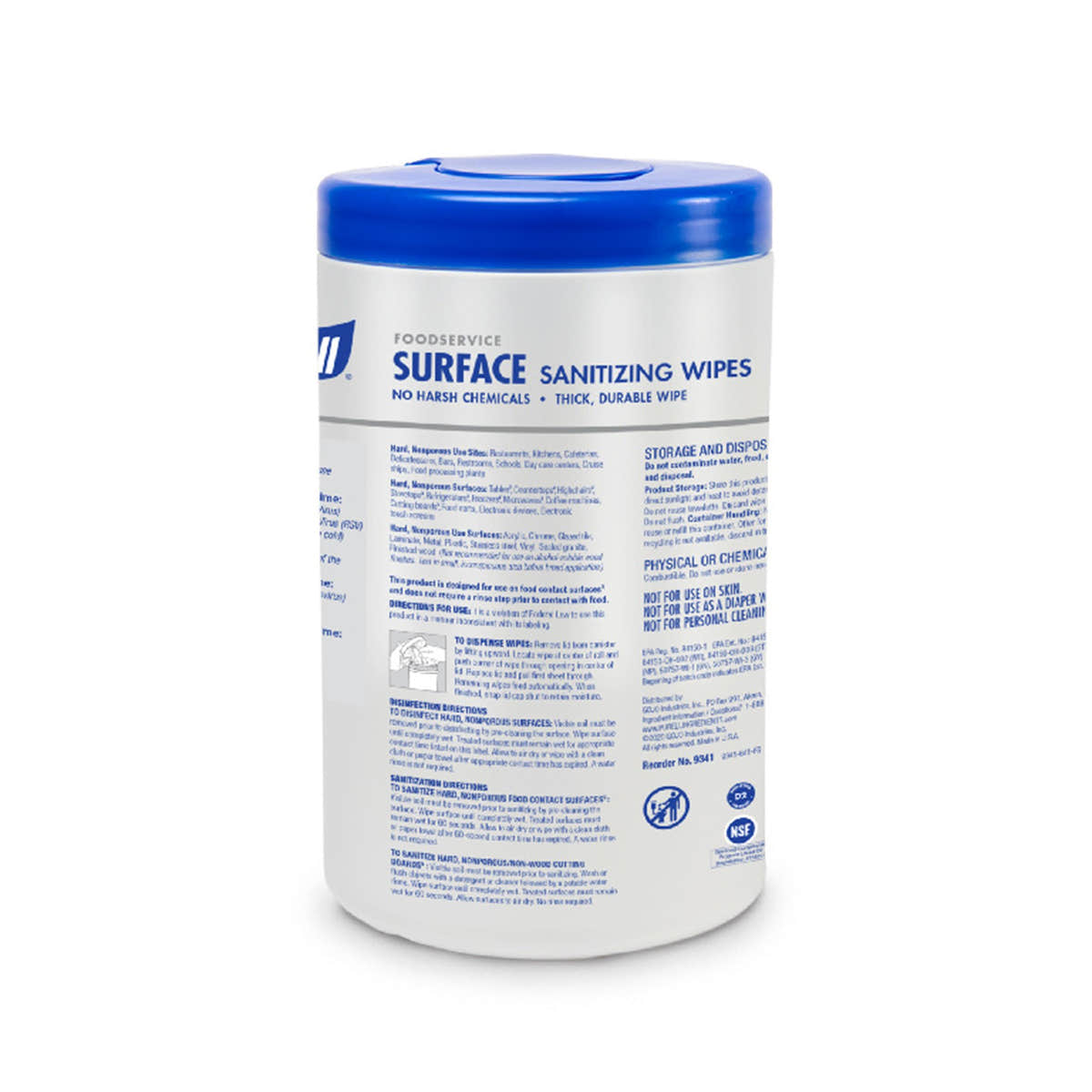 Purell Foodservice Surface Sanitizing Wipes -Case of 6 Purell Foodservice Surface Sanitizing Wipes -Case of 6