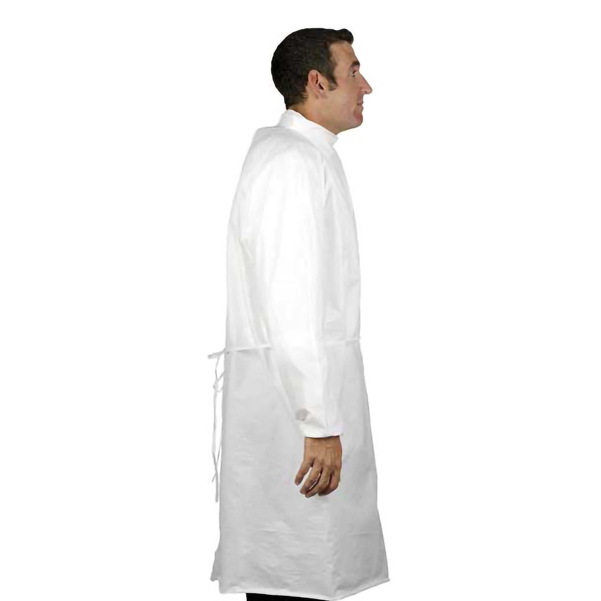 TrueCare Biomedix Cleanroom Gown Disposable, White, 3X-Large -Case of 50 TrueCare Biomedix Cleanroom Gown Disposable, White, 3X-Large -Case of 50