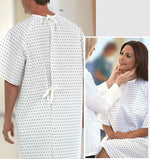 Fashion Seal Uniforms Patient Exam Gown, Medium, Snowflake Print -Each