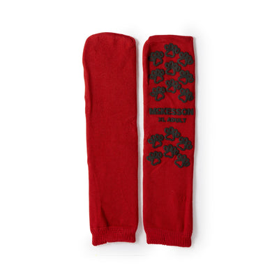 McKesson Terries Adult Slipper Socks, X-Large, Red -Case of 48 McKesson Terries Adult Slipper Socks, X-Large, Red -Case of 48