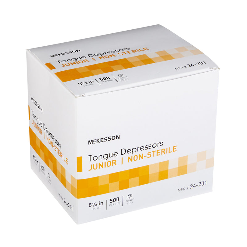 McKesson Junior Tongue Depressor Wide Blade -Box of 1 McKesson Junior Tongue Depressor Wide Blade -Box of 1