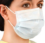 Cardinal Health Procedure Mask Pleated Earloops 4.0 mm H20/cm2 - 1205864_BX - 1 Cardinal Health Procedure Mask Pleated Earloops 4.0 mm H20/cm2 - 1205864_BX - 1