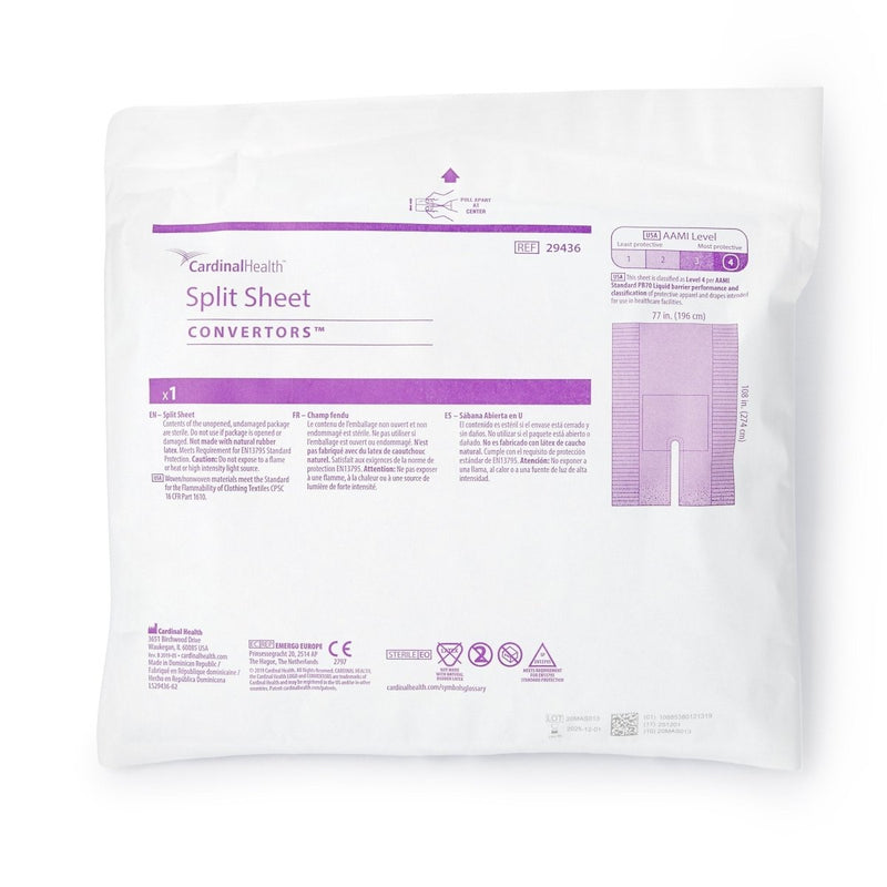 Cardinal Health Sterile Split Sheet Orthopedic Drape - 277923_CS - 1 Cardinal Health Sterile Split Sheet Orthopedic Drape - 277923_CS - 1