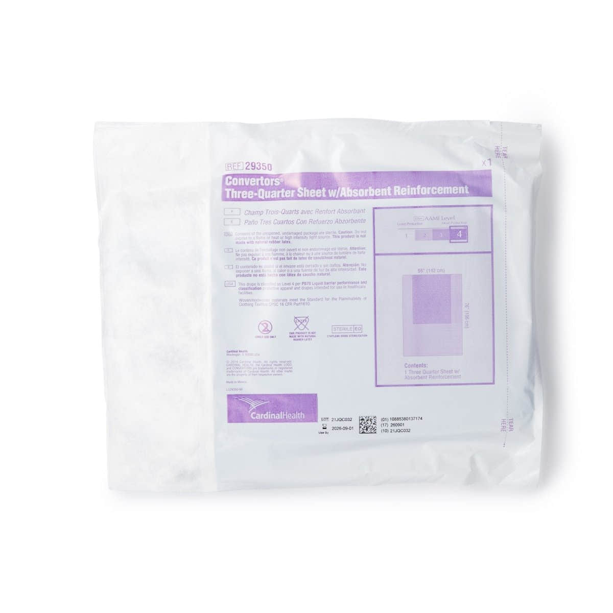 Cardinal Health Sterile Three Quarter General Purpose Drape - 269522_CS - 1 Cardinal Health Sterile Three Quarter General Purpose Drape - 269522_CS - 1