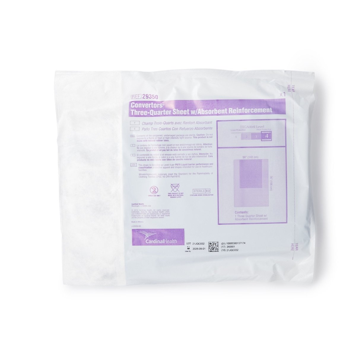 Cardinal Health Sterile Three Quarter General Purpose Drape - 269522_CS - 1 Cardinal Health Sterile Three Quarter General Purpose Drape - 269522_CS - 1