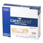 Careband Sheer Adhesive Strips - 329357_BX - 2 Careband Sheer Adhesive Strips - 329357_BX - 2