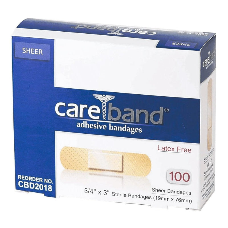 Careband Sheer Adhesive Strips - 329357_BX - 2 Careband Sheer Adhesive Strips - 329357_BX - 2