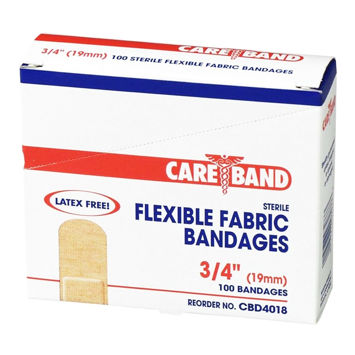 Careband Tan Fabric Adhesive Strips - 329352_BX - 1 Careband Tan Fabric Adhesive Strips - 329352_BX - 1
