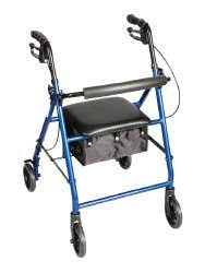 Carex Classics 4-Wheel Rolling Walker - 1055301_EA - 1 Carex Classics 4-Wheel Rolling Walker - 1055301_EA - 1