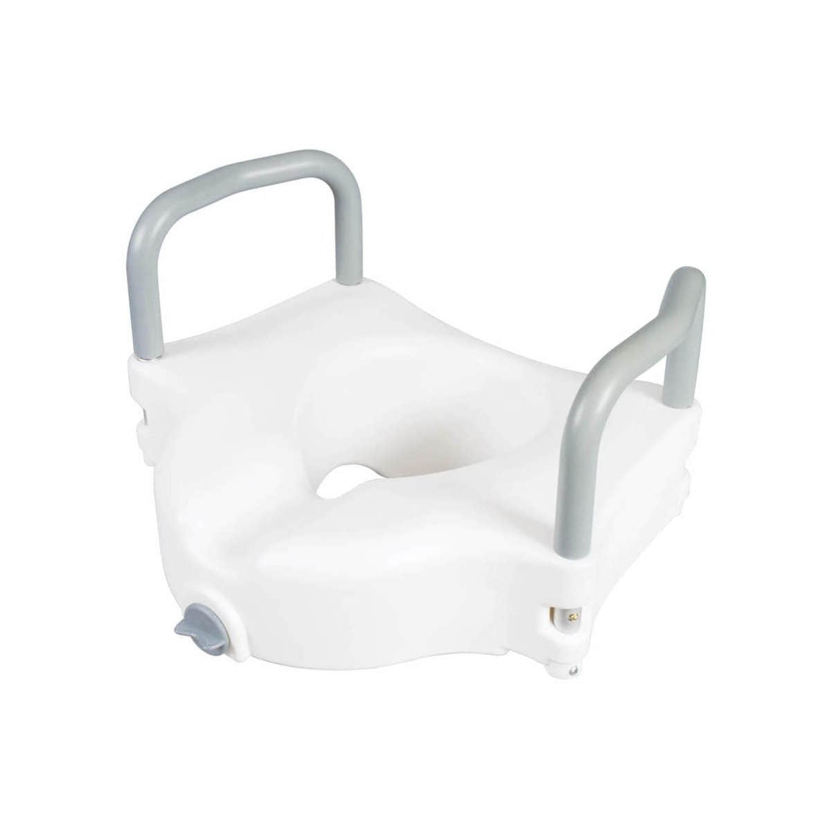 Carex Classics Raised Toilet Seat with Armrests - 835138_EA - 1 Carex Classics Raised Toilet Seat with Armrests - 835138_EA - 1