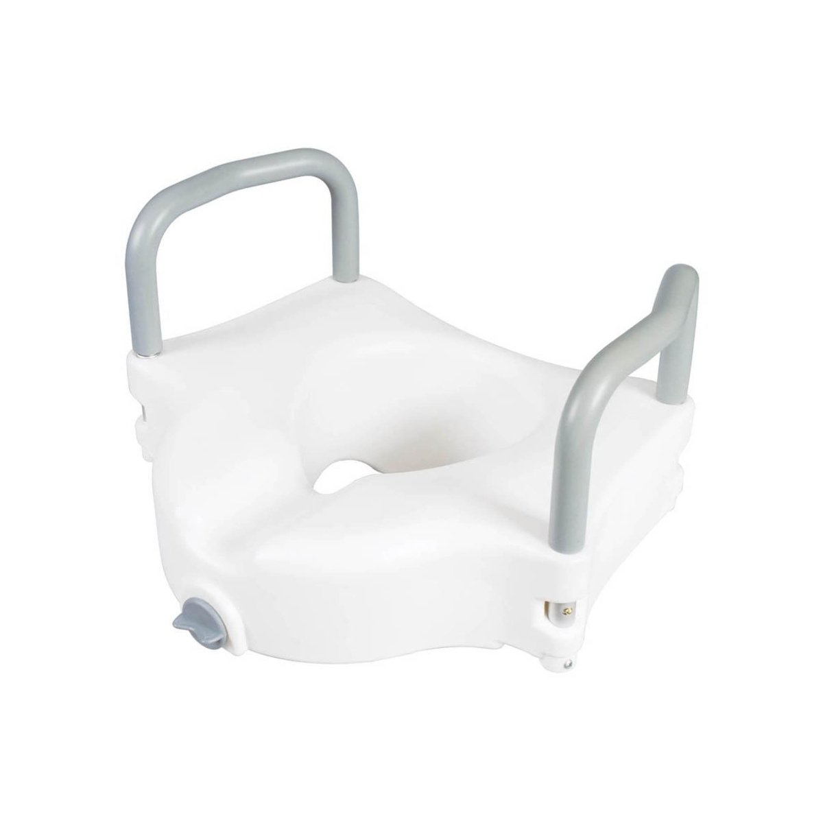 Carex Classics Raised Toilet Seat with Armrests - 835138_EA - 1 Carex Classics Raised Toilet Seat with Armrests - 835138_EA - 1
