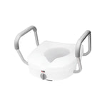 Carex E-Z Lock Raised Toilet Seat with Adjustable Armrests - 544229_EA - 1