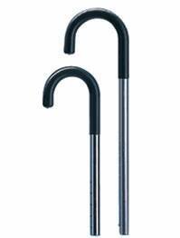Carex Round Cane, Aluminum, 29 - 38 in., Adjustable, Silver - 106169_EA - 1 Carex Round Cane, Aluminum, 29 - 38 in., Adjustable, Silver - 106169_EA - 1