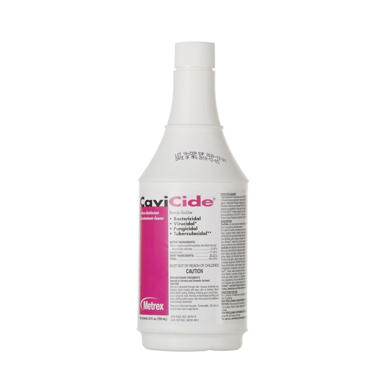 CaviCide Surface Disinfectant Cleaner, Alcohol Based, 1 gal. Jug, Non-Sterile - 210928_EA - 12 CaviCide Surface Disinfectant Cleaner, Alcohol Based, 1 gal. Jug, Non-Sterile - 210928_EA - 12