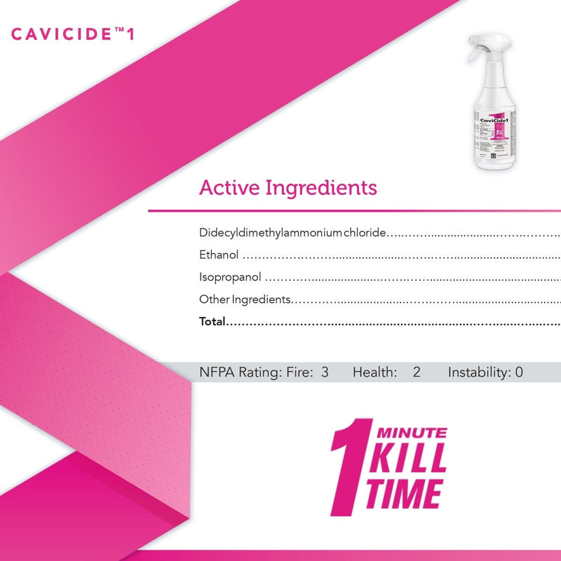 CaviCide1 Surface Disinfectant Cleaner - 803720_EA - 22 CaviCide1 Surface Disinfectant Cleaner - 803720_EA - 22