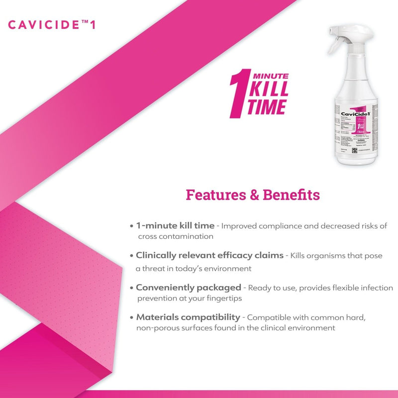 CaviCide1 Surface Disinfectant Cleaner - 803720_EA - 23 CaviCide1 Surface Disinfectant Cleaner - 803720_EA - 23