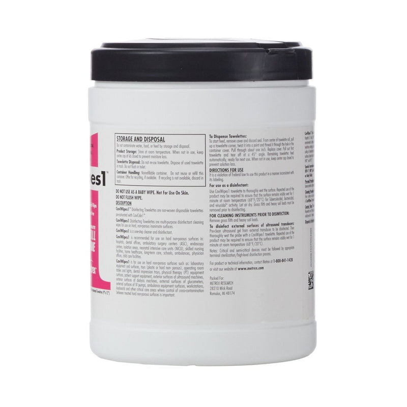 CaviWipes1 Surface Disinfectant, Alcohol Based, Non-sterile, Disposable - 821776_CS - 19 CaviWipes1 Surface Disinfectant, Alcohol Based, Non-sterile, Disposable - 821776_CS - 19