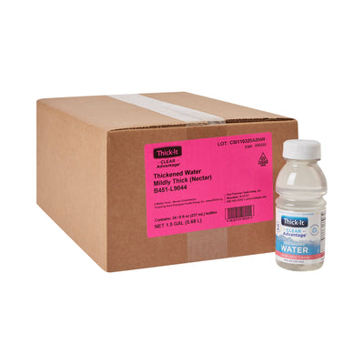 Thick-It Clear Advantage Nectar Consistency Thickened Water, Unflavored, 8 oz. Bottle -Case of 24 Thick-It Clear Advantage Nectar Consistency Thickened Water, Unflavored, 8 oz. Bottle -Case of 24