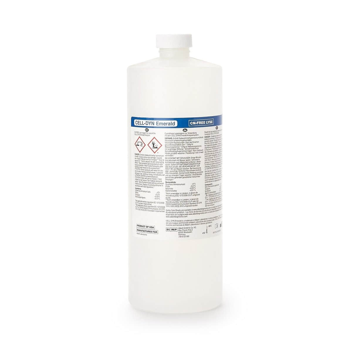 Cell Dyn Reagent For Use With Cell Dyn Emerald Analyzer Lyse Test - 861612_EA - 1 Cell Dyn Reagent For Use With Cell Dyn Emerald Analyzer Lyse Test - 861612_EA - 1