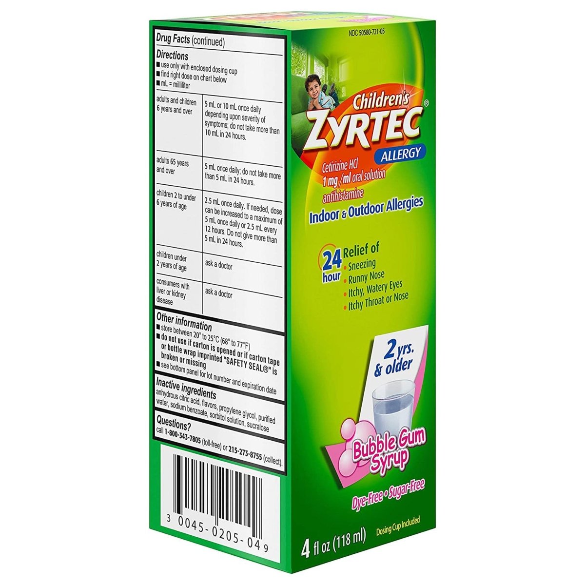 Children's Zyrtec Allergy Relief - 1119047_EA - 1 Children's Zyrtec Allergy Relief - 1119047_EA - 1