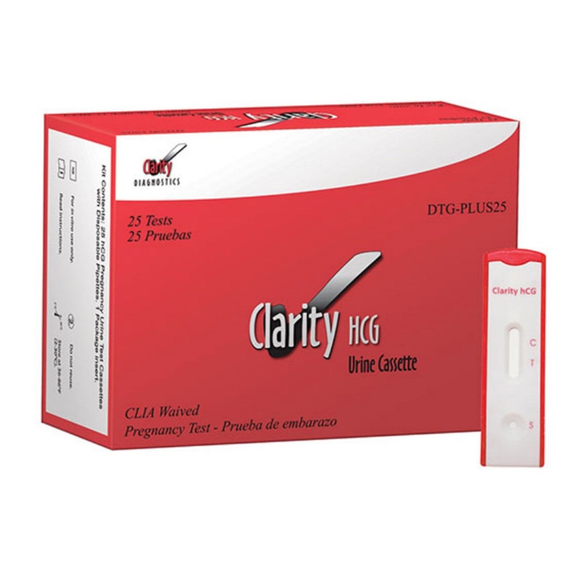 Clarity Hcg Pregnancy Fertility Reproductive Health Test Kit - 647976_BX - 1 Clarity Hcg Pregnancy Fertility Reproductive Health Test Kit - 647976_BX - 1