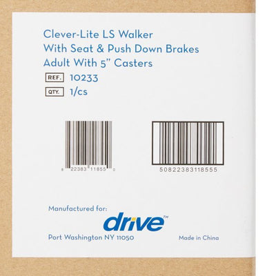 Clever-Lite LS Aluminum Dual Release Folding Walker, 29½ – 39 Inch Height - 583547_EA - 4 Clever-Lite LS Aluminum Dual Release Folding Walker, 29½ – 39 Inch Height - 583547_EA - 4