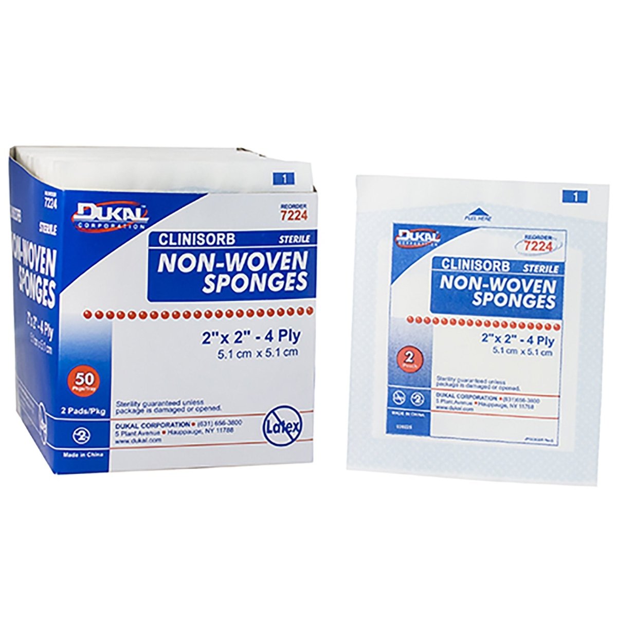 Clinisorb Sterile Nonwoven Sponge - 387554_BX - 1 Clinisorb Sterile Nonwoven Sponge - 387554_BX - 1