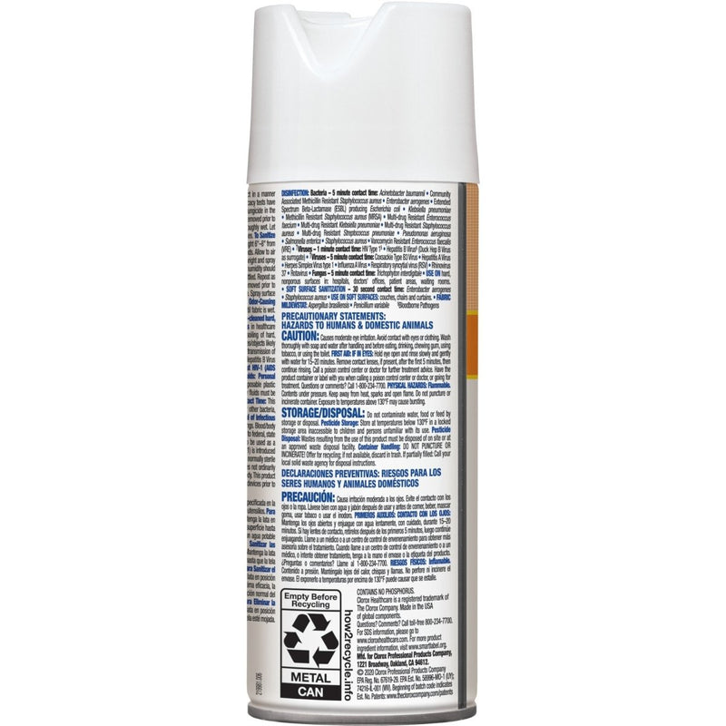 Clorox Healthcare Citrace Surface Disinfectant, Citrus Scent, 14 oz - 156486_EA - 5 Clorox Healthcare Citrace Surface Disinfectant, Citrus Scent, 14 oz - 156486_EA - 5