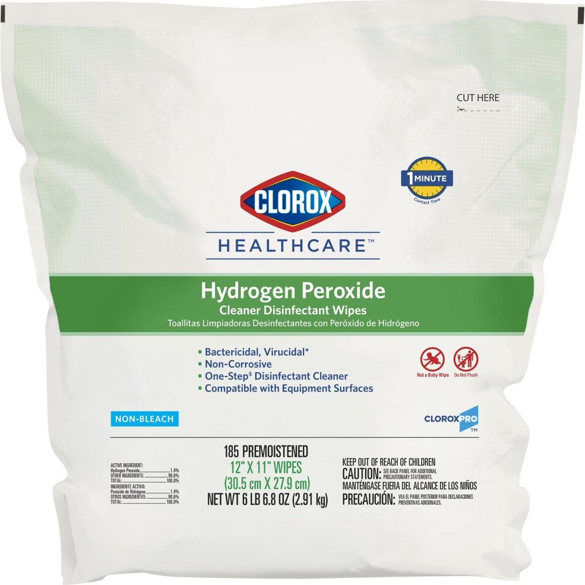 Clorox Healthcare Surface Disinfectant Cleaner Wipes - 800194_CS - 1 Clorox Healthcare Surface Disinfectant Cleaner Wipes - 800194_CS - 1