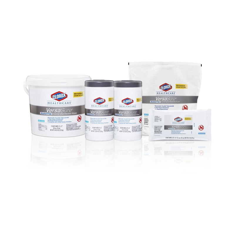 Clorox Healthcare VersaSure Surface Disinfectant Wipes - 1110732_CS - 10 Clorox Healthcare VersaSure Surface Disinfectant Wipes - 1110732_CS - 10