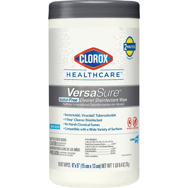 Clorox Healthcare VersaSure Surface Disinfectant Wipes - 1110732_CS - 8 Clorox Healthcare VersaSure Surface Disinfectant Wipes - 1110732_CS - 8