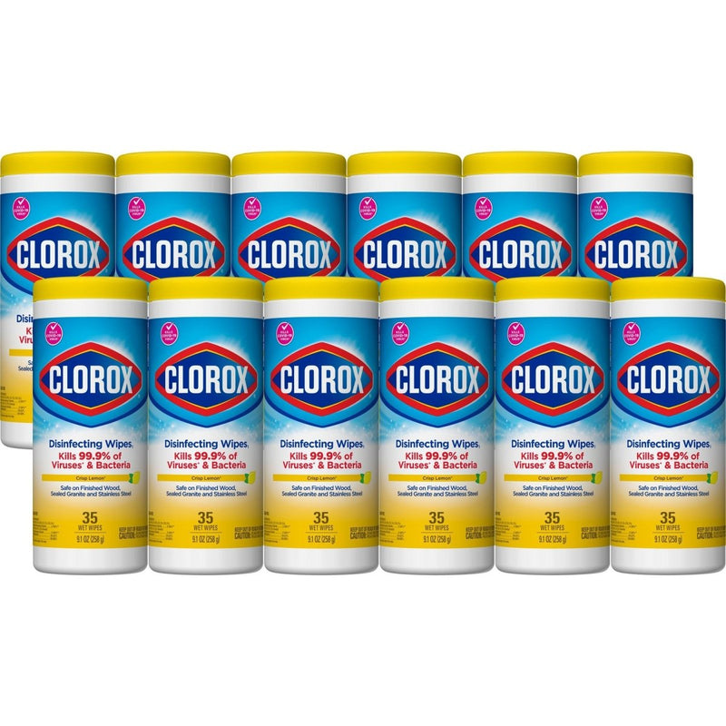 Clorox Surface Disinfectant Wipes, Small Canister - 669920_PK - 14 Clorox Surface Disinfectant Wipes, Small Canister - 669920_PK - 14