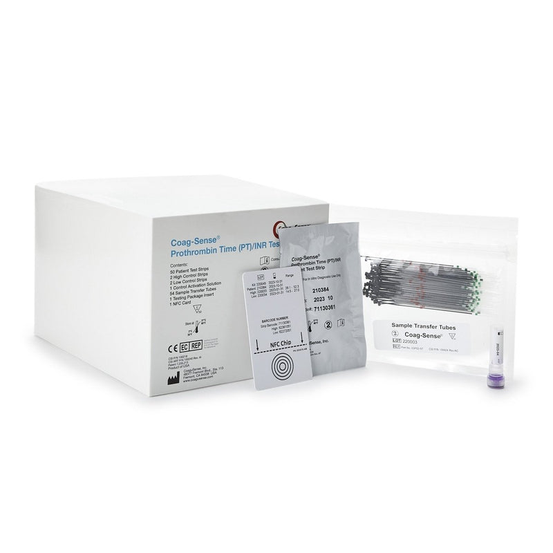 Coag Sense Professional Prothrombin Time (Pt/INR) Blood Coagulation Test Kit - 804023_BX - 1 Coag Sense Professional Prothrombin Time (Pt/INR) Blood Coagulation Test Kit - 804023_BX - 1