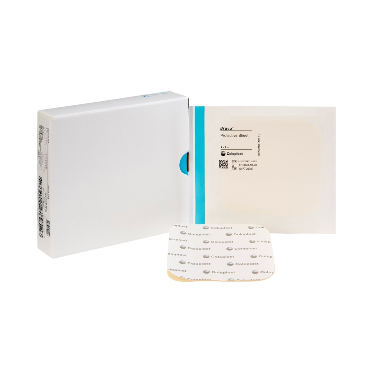 Coloplast Brava Stoma Skin Protective Sheets - 801860_BX - 1 Coloplast Brava Stoma Skin Protective Sheets - 801860_BX - 1