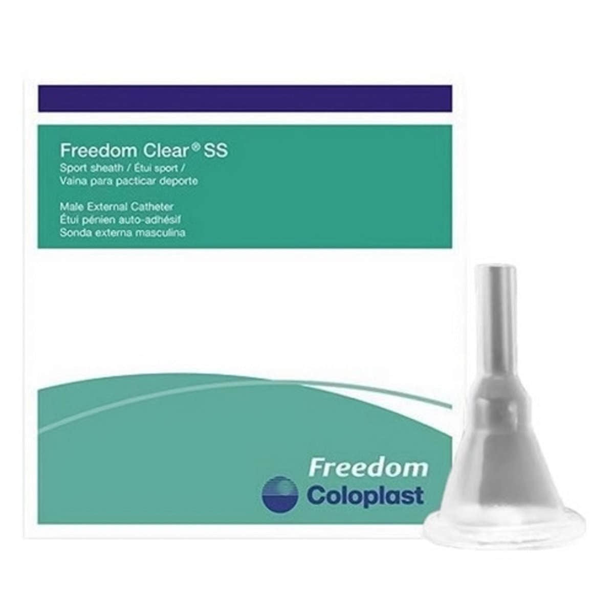 Coloplast Freedom Clear Ss Male External Catheter - 461689_EA - 1 Coloplast Freedom Clear Ss Male External Catheter - 461687_BX - 2