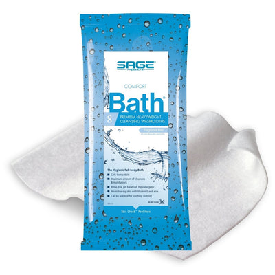 Comfort Bath Unscented Cleansing Washcloths - 368225_CS - 1 Comfort Bath Unscented Cleansing Washcloths - 368225_CS - 1