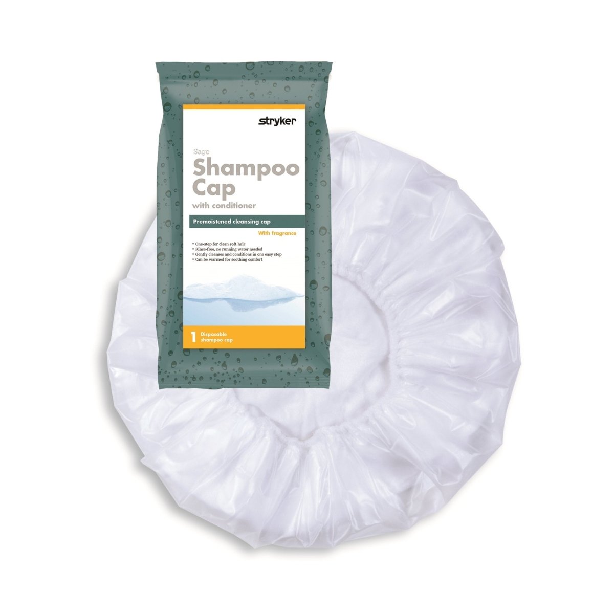 Comfort Rinse Free Shampoo Cap - 370633_CS - 1 Comfort Rinse Free Shampoo Cap - 370633_CS - 1