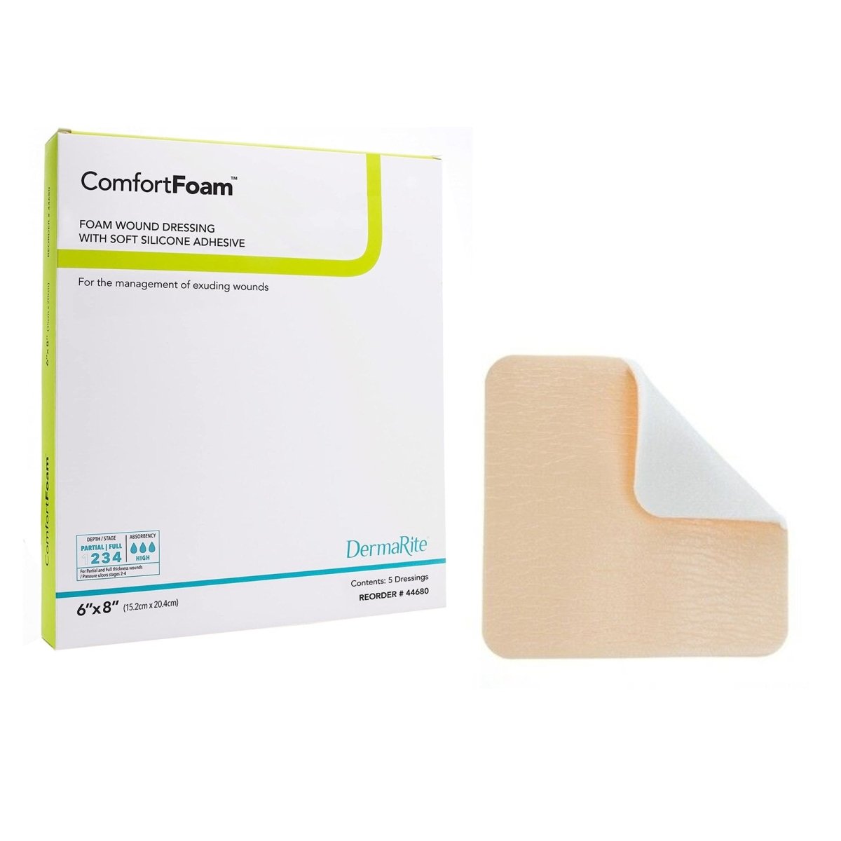 Comfortfoam Silicone Foam Dressing - 946533_EA - 1 Comfortfoam Silicone Foam Dressing - 946533_EA - 1