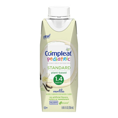 Compleat Pediatric / Tube Feeding Formula Pediatric Standard 1.4 Cal, Vanilla, 8.45 oz. Carton Ready to Use - 1207051_EA - 3 Compleat Pediatric / Tube Feeding Formula Pediatric Standard 1.4 Cal, Vanilla, 8.45 oz. Carton Ready to Use - 1207051_EA - 3